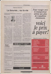 Le Soleil de Colombie, January 29, 1993, page 16