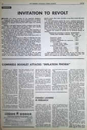   The Western Canadian Lumber Worker, Vol. XXXIII, No. 10, 2nd Issue May 1966   , page 12