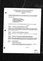 1994-02-02 - City of Port Coquitlam - Environmental Protection Committee - Agenda