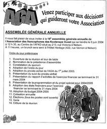   LA VOIX DES KOOTENAYS, 2004   , page 6