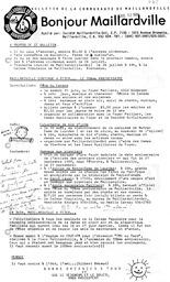   BONJOUR MAILLARDVILLE, 1984   , page 1