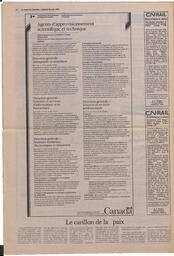 Le Soleil de Colombie, August 24, 1984, page 12