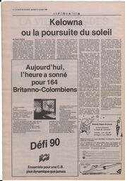 Le Soleil de Colombie, October 21, 1988, page 12