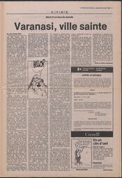Le Soleil de Colombie, July 22, 1988, page 11