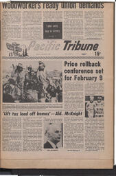   The Pacific Tribune - Friday, January 11, 1974   , page 1