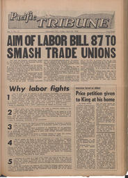   The Pacific Tribune - Friday, April 23, 1948   , page 1