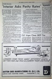   The Western Canadian Lumber Worker, Vol. XXXI, No. 9, 1st Issue May 1964   , page 2