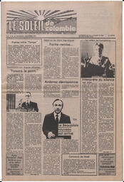Le Soleil de Colombie, December 4, 1981, page 1