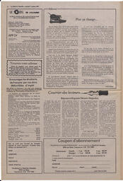 Le Soleil de Colombie, October 7, 1983, page 2