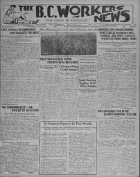 BC Workers' News, February 8, 1935