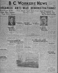 BC Workers' News, August 23, 1935