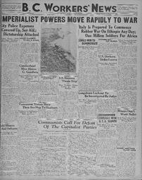BC Workers' News, September 13, 1935