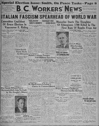 BC Workers' News, October 4, 1935