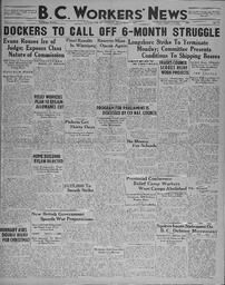 BC Workers' News, December 6, 1935