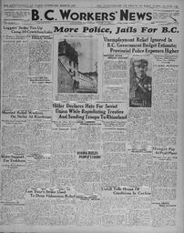 BC Workers' News, March 13, 1936