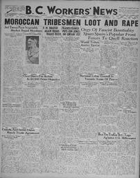BC Workers' News, September 18, 1936