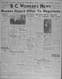 BC Workers' News, November 6, 1936