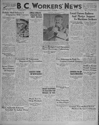 BC Workers' News, December 24, 1936