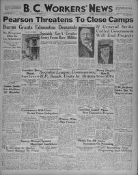 BC Workers' News, January 22, 1937