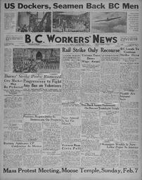 BC Workers' News, February 5, 1937