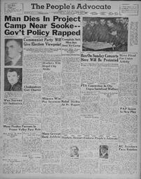 People's Advocate, April 9, 1937