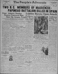 People's Advocate, June 25, 1937