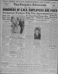 People's Advocate, July 9, 1937