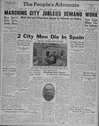 People's Advocate, July 23, 1937