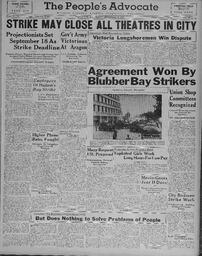 People's Advocate, September 10, 1937