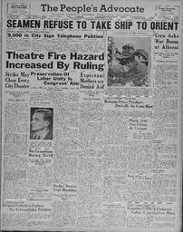 People's Advocate, September 17, 1937