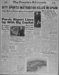 People's Advocate, October 1, 1937