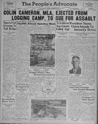 People's Advocate, October 15, 1937