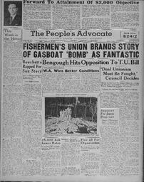 People's Advocate, November 5, 1937