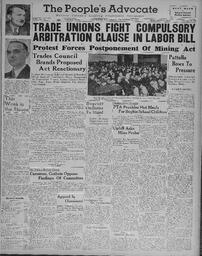 People's Advocate, December 10, 1937