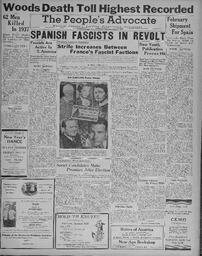 People's Advocate, December 31, 1937