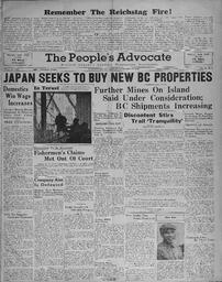 People's Advocate, January 28, 1938