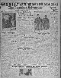 People's Advocate, March 3, 1938