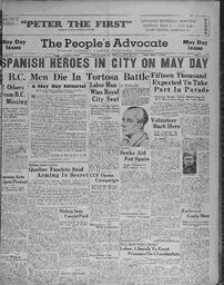 People's Advocate, April 29, 1938