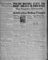 People's Advocate May 20, 1938