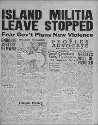 People's Advocate July 8, 1938