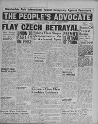 People's Advocate September 30, 1938