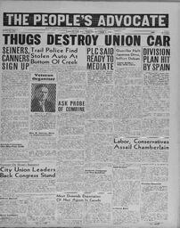 People's Advocate October 7, 1938