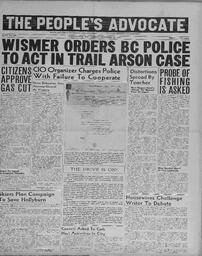 People's Advocate October 14, 1938