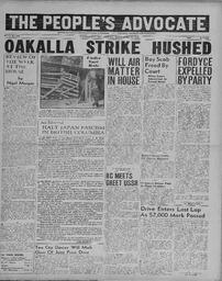 People's Advocate November 11, 1938