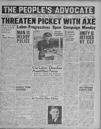People's Advocate November 18, 1938
