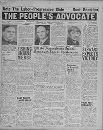 People's Advocate December 9, 1938