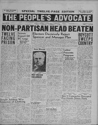 People's Advocate December 16, 1938 (special edition)