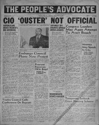 People's Advocate January 20, 1939