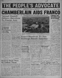 People's Advocate January 27, 1939
