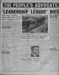 People's Advocate July 14, 1939